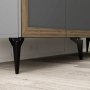 HANAH HOME Komoda Selen Anthracite Walnut - slika 5