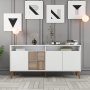 HANAH HOME Komoda Milan 160 White - slika 1