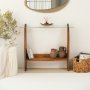 HANAH HOME Polica Surf Chesnut Transparent - slika 2