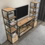 HANAH HOME TV polica Robbins Black Oak - slika 3