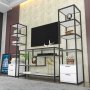 HANAH HOME TV polica Robbins Black White - slika 4