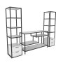 HANAH HOME TV polica Robbins Black White - slika 5