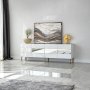 HANAH HOME TV polica Leon White Gold - slika 2