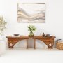 HANAH HOME TV polica Orbit Chesnut - slika 1