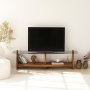HANAH HOME TV polica Surf Chesnut Fume - slika 1