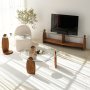 HANAH HOME TV polica Surf Chesnut Transparent - slika 2