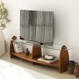 HANAH HOME TV polica Surf Chesnut Transparent - slika 3