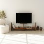 HANAH HOME TV polica Surf Chesnut Transparent - slika 1