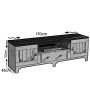 HANAH HOME TV polica Gazel White Brown - slika 3
