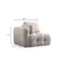Atelier del Sofa Amaris L1 Beige 1-Seat Sofa - slika 2