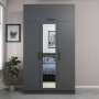 HANAH HOME Minar 3 Kapak 235 Anthracite ormar - slika 1