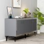 HANAH HOME Komoda Ponny Anthracite Silver - slika 3