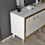 HANAH HOME Komoda Ponny White Gold - slika 5
