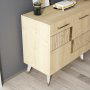 HANAH HOME Komoda Moda Sapphire Oak Gold - slika 4