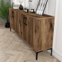 HANAH HOME Komoda Kiev Walnut - slika 4
