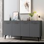 HANAH HOME Komoda Alvin Anthracite - slika 2