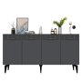 HANAH HOME Komoda Alvin Anthracite - slika 4
