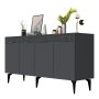 HANAH HOME Komoda Alvin Anthracite - slika 5