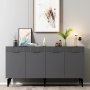 HANAH HOME Komoda Alvin Anthracite - slika 1