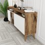 HANAH HOME Komoda Milan 160 Walnut White - slika 3