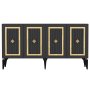 HANAH HOME Komoda Nora Anthracite Gold - slika 5