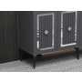 HANAH HOME Komoda Nora Anthracite Silver - slika 3