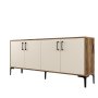 HANAH HOME Komoda Kiev Walnut Cream - slika 5
