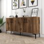 HANAH HOME Komoda Kiev 160 Walnut - slika 2