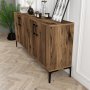 HANAH HOME Komoda Kiev 160 Walnut - slika 3