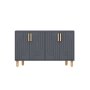 HANAH HOME Komoda Rodney Anthracite - slika 4