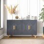 HANAH HOME Komoda Roger Anthracite - slika 1