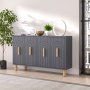 HANAH HOME Komoda Tiger Anthracite - slika 2