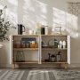 HANAH HOME Komoda Venedik Sapphire Oak White - slika 3