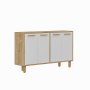 HANAH HOME Komoda Venedik Sapphire Oak White - slika 5