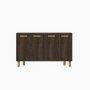 HANAH HOME Komoda Venedik - Walnut - slika 4