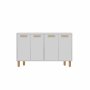 HANAH HOME Komoda Venedik - White - slika 4