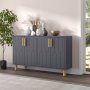 HANAH HOME Komoda Vincent Anthracite - slika 2