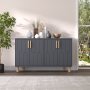 HANAH HOME Komoda Vincent Anthracite - slika 1