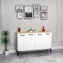 HANAH HOME Komoda Frezya Sapphire Oak White - slika 2