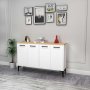 HANAH HOME Komoda Frezya Sapphire Oak White - slika 3