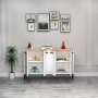 HANAH HOME Komoda Frezya Sapphire Oak White - slika 4