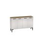 HANAH HOME Komoda Frezya Sapphire Oak White - slika 5