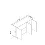 HANAH HOME Komoda Bono Atlantic Pine - slika 4