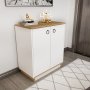 HANAH HOME Komoda Nuanse Oak White - slika 1