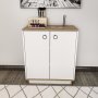 HANAH HOME Komoda Nuanse White Walnut - slika 2