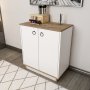 HANAH HOME Komoda Nuanse White Walnut - slika 3