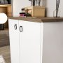 HANAH HOME Komoda Nuanse White Walnut - slika 4