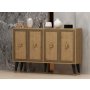 HANAH HOME Komoda Ansel Sapphire Oak Gold - slika 2