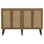HANAH HOME Komoda Ansel Sapphire Oak Gold - slika 3