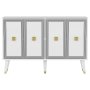 HANAH HOME Komoda Ansel White Gold - slika 3